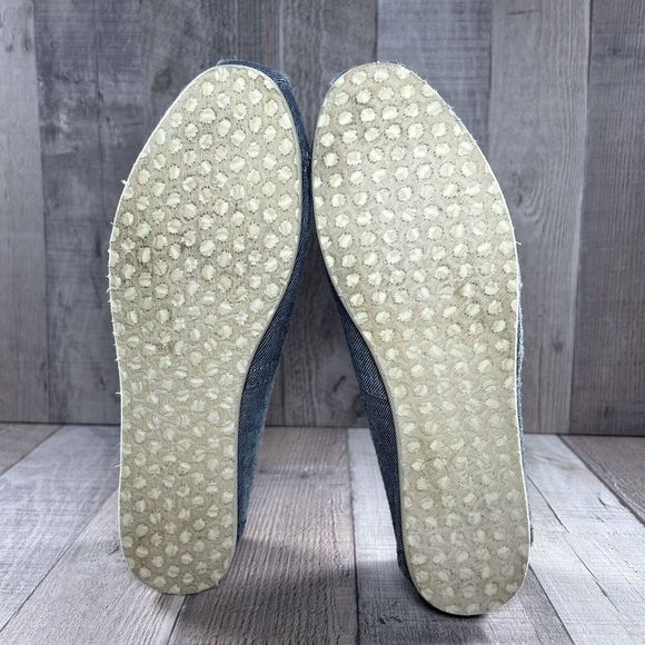 Toms Women's Alpargata Slip On Flats Casual Shoes Chambray Blue Size 7.5 - Picture 11 of 13